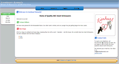 Desktop Screenshot of lionheartkennels.com
