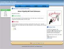 Tablet Screenshot of lionheartkennels.com